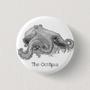 The Oct8pus - Tripod EP Cover 3 Cm Round Badge