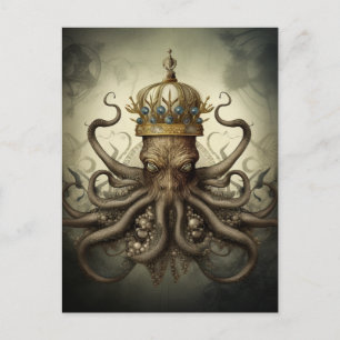The Octopus King Postcard