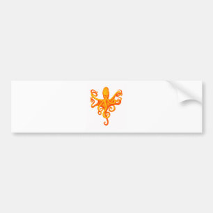 THE OCTOPUS SHINES BUMPER STICKER