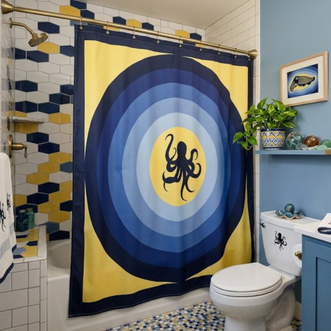 The Octopus Shower Curtain  (Creator Uploaded)