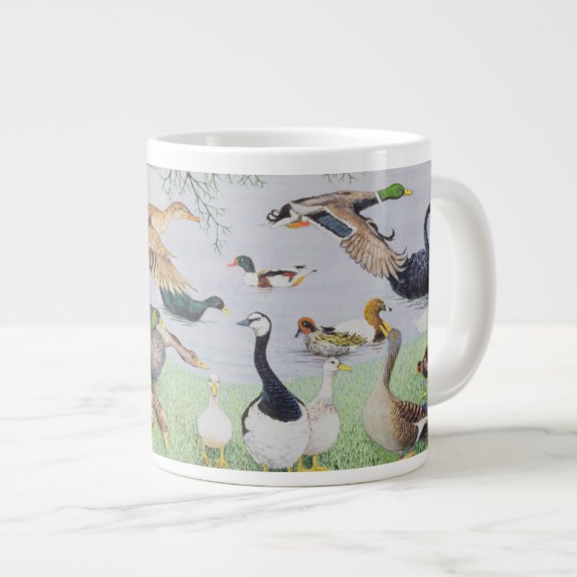 The Odd Duck Large Coffee Mug (Front Right)