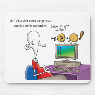 The Odd Squad Cookies Mouse Mat