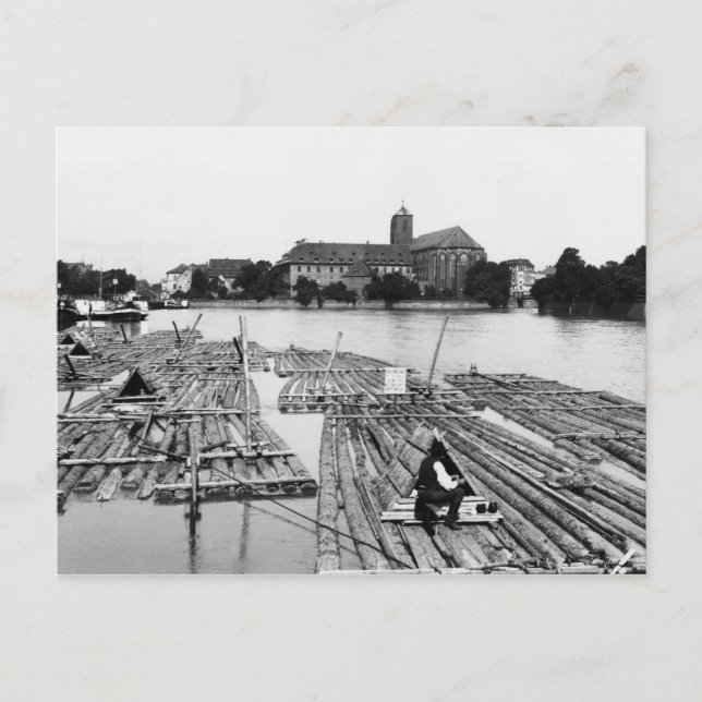 The Oder at Breslau  Poland, c.1910 Postcard (Front)