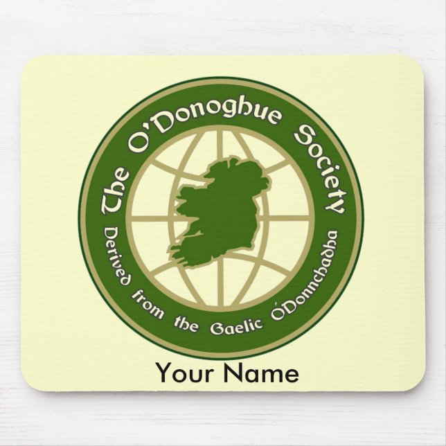The O'Donoghue Society Mouse Mat (Front)