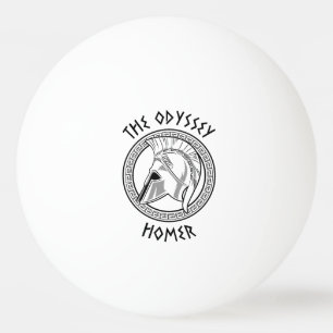 The Odyssey Homer Greek Helmet Ancient Mythology I Ping Pong Ball