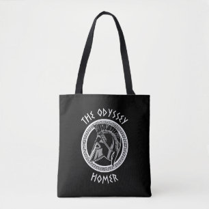 The Odyssey Homer Greek Helmet Ancient Mythology I Tote Bag