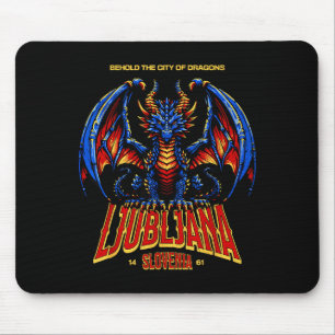 The Of Ljubljana Slovenia Behold City Dragons Mouse Mat