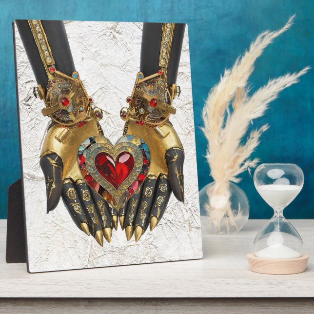 The Offering - Heart in Hands Plaque (Side)