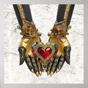 The Offering - Heart in Hands Poster