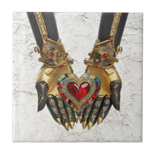 The Offering - Heart in Hands Tile