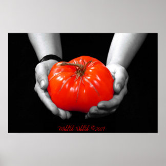 THE OFFERING IN RED POSTER