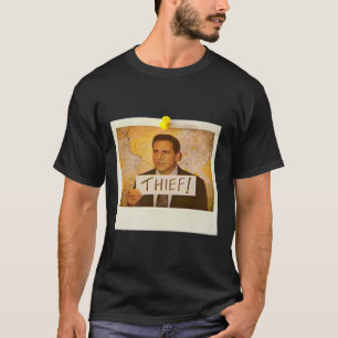 The Office - Michael Scott Funny Thief Photo - Gra T-Shirt