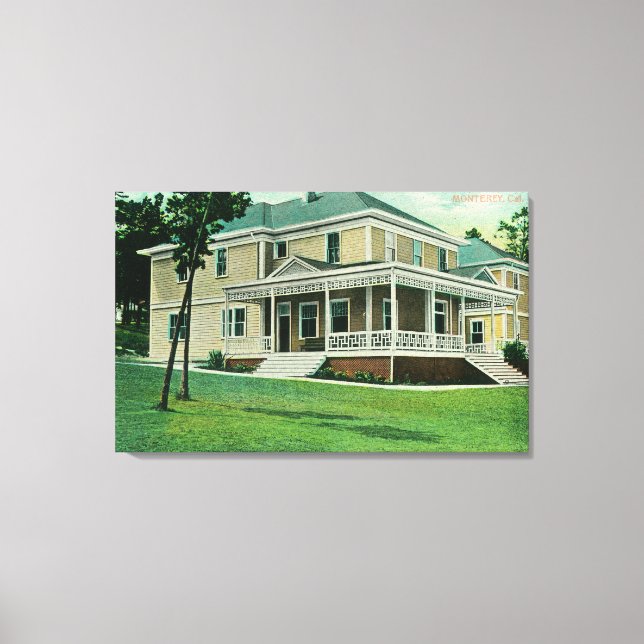 The Officer's Club at the Presidio Canvas Print (Front)