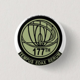 The OFFICIAL 177th Time Travel Division button! 3 Cm Round Badge
