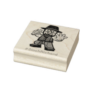 The Official 3 inch Richard Stamp! #3inchRichard Rubber Stamp