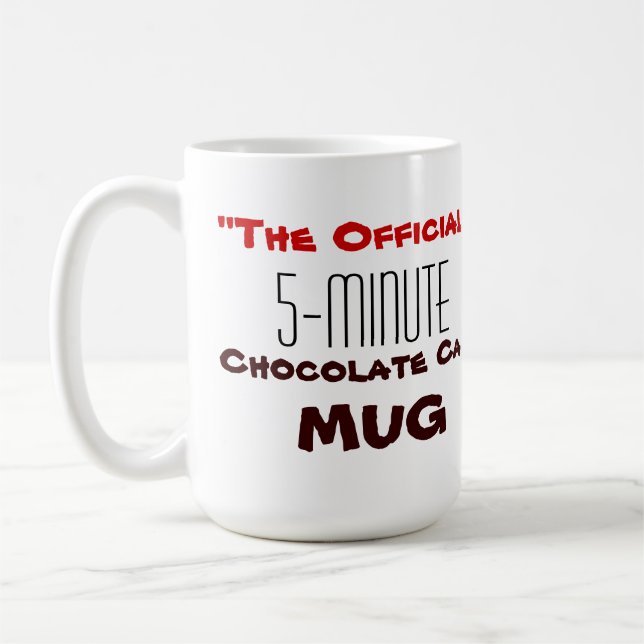 The "Official" 5-Minute Chocolate Cake Mug (Left)