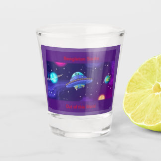 The Official "Bengleton: Out of this World"  Shot Glass