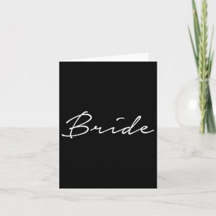 The Official Bride Bride And Groom Card