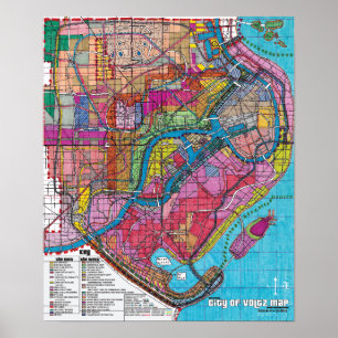 The Official City of Voltz Map Poster