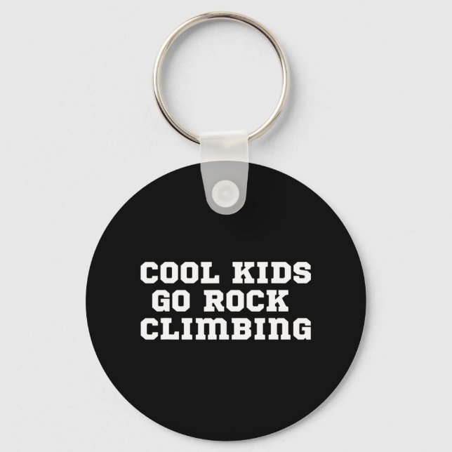 The Official Cool Kids Go Rock Climbing  Key Ring (Front)