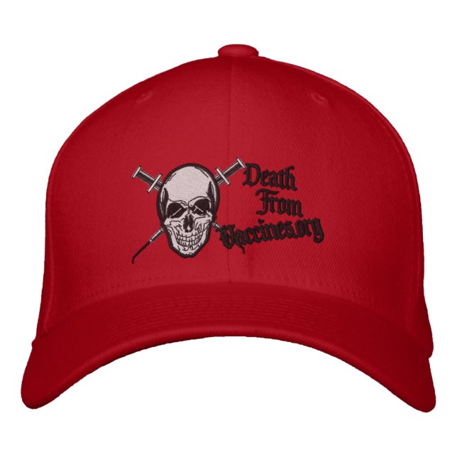 The "Official" Death From Vaccines FlexFit Pro Hat (Front)