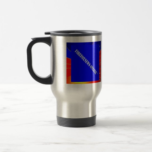 The Official FIREFOXNEWS ONLINE™ Travel Mug (Left)
