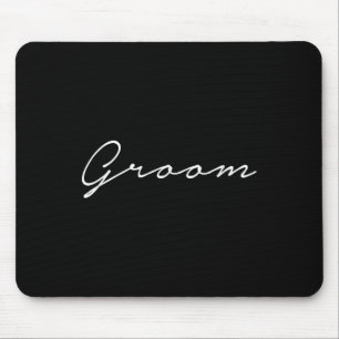 The Official Groom Bride And Groom Mouse Mat