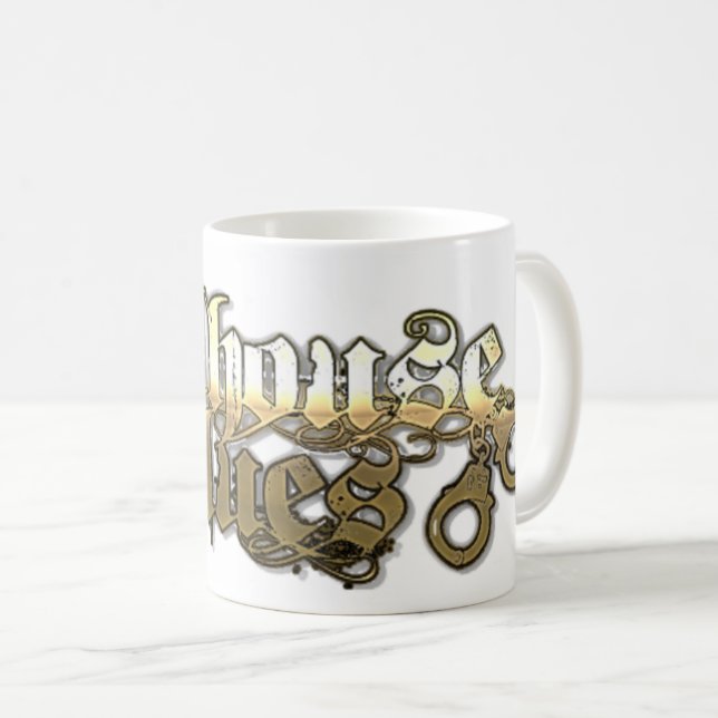 The Official Jailhouse Blues® Coffee Mug (Front Right)