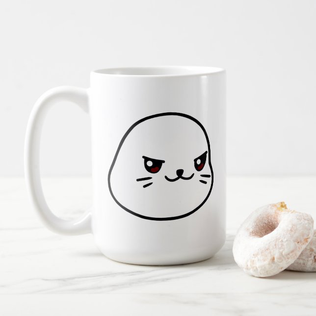 The Official Lil Sappys "CUTE BUT DANGEROUS" Mug (With Donut)