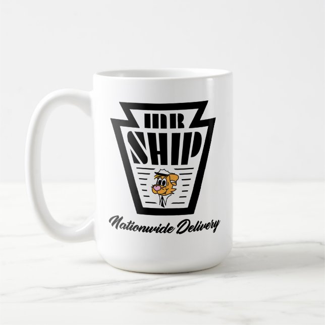 The Official Mr. Ship Coffee Mug (Left)