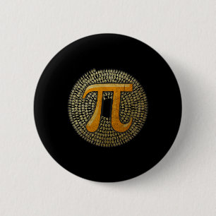The Official pi 3.14 Spiral Pi-day For Math Nerds  6 Cm Round Badge