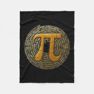 The Official pi 3.14 Spiral Pi-day For Math Nerds Fleece Blanket