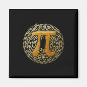 The Official pi 3.14 Spiral Pi-day For Math Nerds Magnet