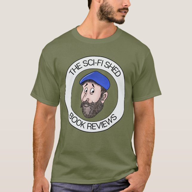 The Official SCI-FI Shed Book Reviews T-Shirt (Front)