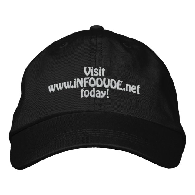 The Official www.iNFODUDE.net Embroidered caps (Front)
