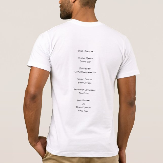 The OftDead Club T-Shirt (Back)