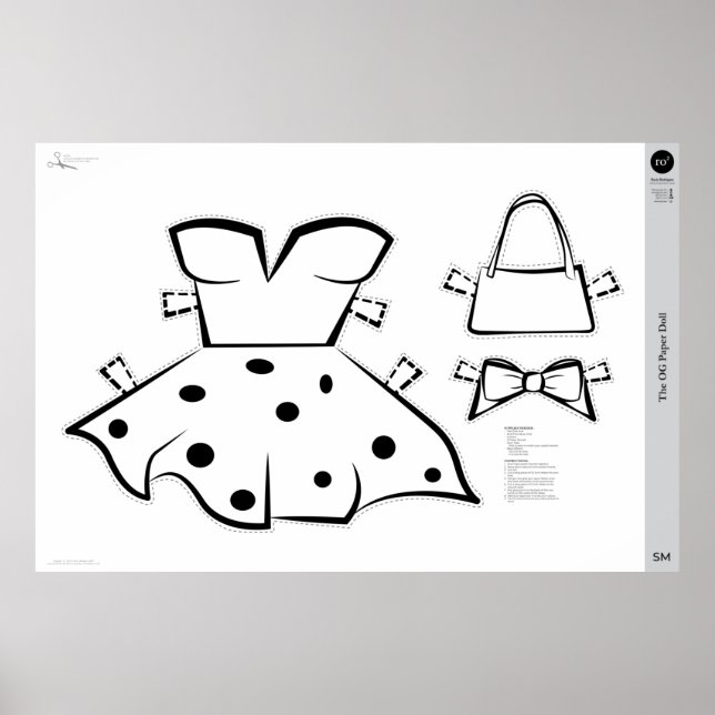 The OG Paper Doll Costume: SMALL Poster (Front)