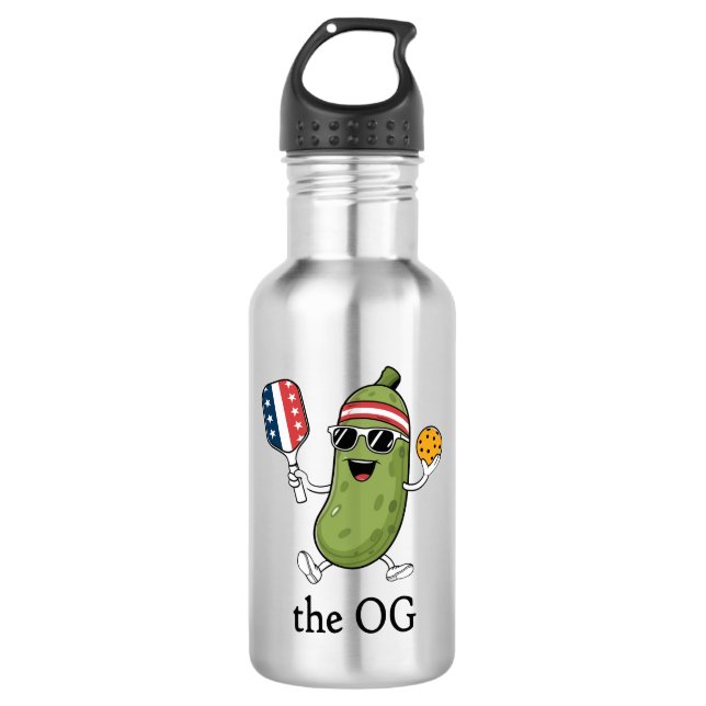 The OG Pickleballer 532 Ml Water Bottle (Front)
