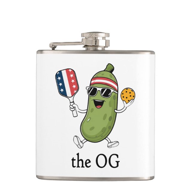 The OG Pickleballer Hip Flask (Front)