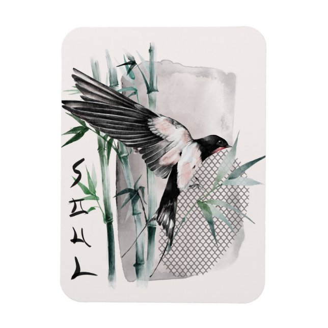 The Okinawa Series Design 14  Magnet (Vertical)