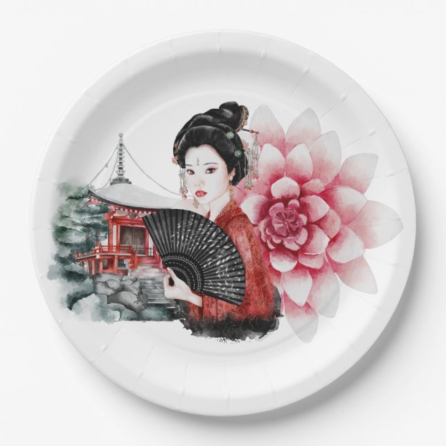 The Okinawa Series Design 36  Paper Plate (Front)