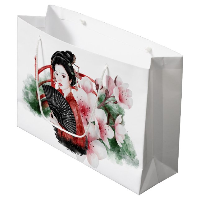 The Okinawa Series Design 38 Large Gift Bag (Front Angled)