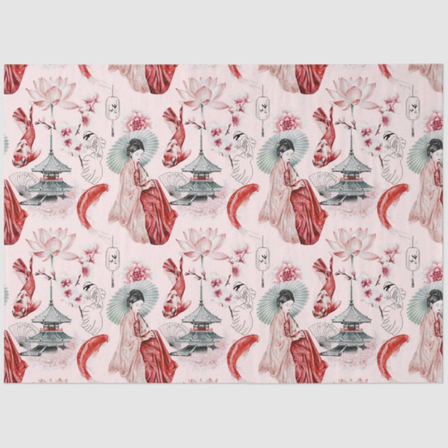 The Okinawa Series Design 5 Tissue Paper (Front)