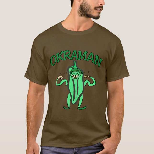 The Okra Man T-Shirt (Front)
