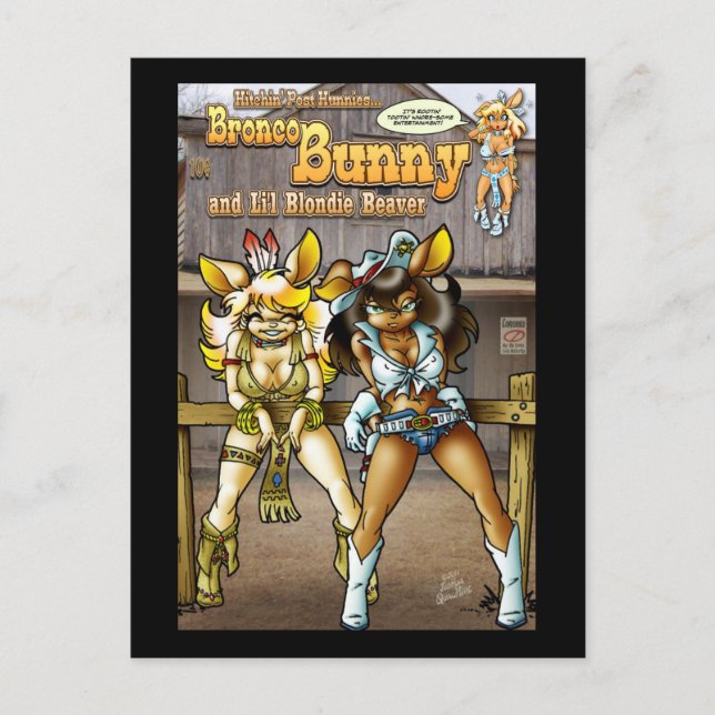 THE OL' HITCHIN' POST POSTCARD (Front)