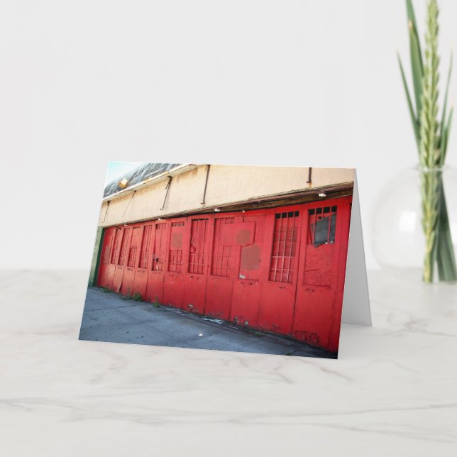 'The Old Arcade' Blank Greeting Card (Front)