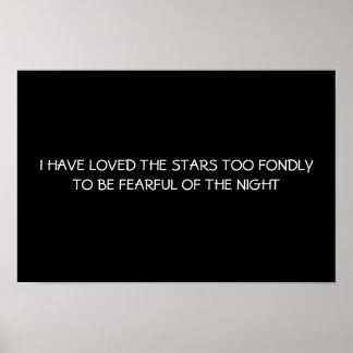 The old astronomer to his pupil poster