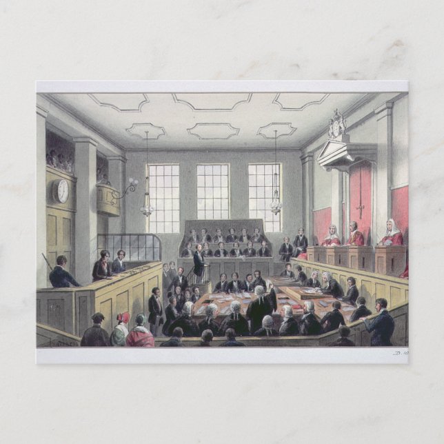 The Old Bailey, London Postcard (Front)
