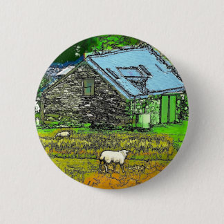 THE OLD BARN 6 CM ROUND BADGE