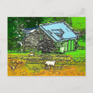 THE OLD BARN POSTCARD